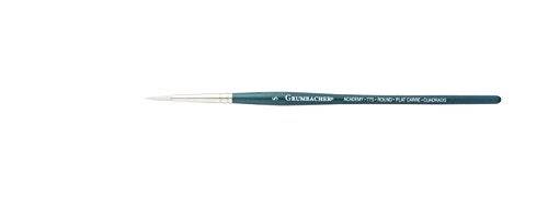 Load image into Gallery viewer, Grumbacher Academy Watercolor Round Brush, White Nylon Bristles, Size 5 (775.5)
