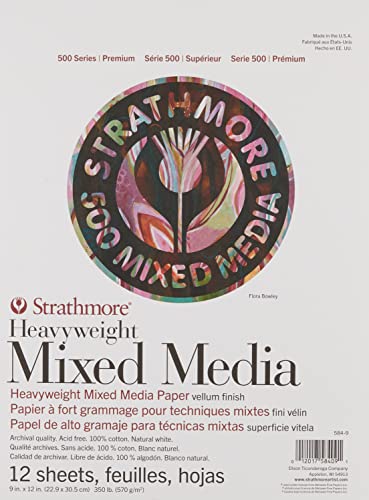 Strathmore (584-9 500 Series Heavyweight Mixed Media, 9