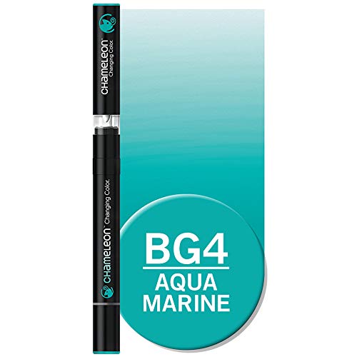 Load image into Gallery viewer, Chameleon Art Products, Chameleon Pen, Aqua Marine BG4, One Pen Two Nibs
