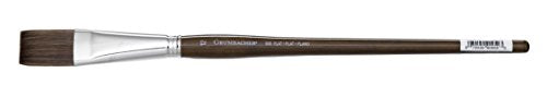 Load image into Gallery viewer, Grumbacher Degas Flat Oil and Acrylic Brush, Mixed Synthetic Bristles, Size 12 (930F12G)
