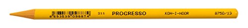 Load image into Gallery viewer, Koh I noor Woodless Coloured Pencil - Dark Yellow

