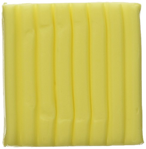 STAEDTLER Fimo Soft Polymer Clay 2 Ounces-8020-104 Transparent Yellow