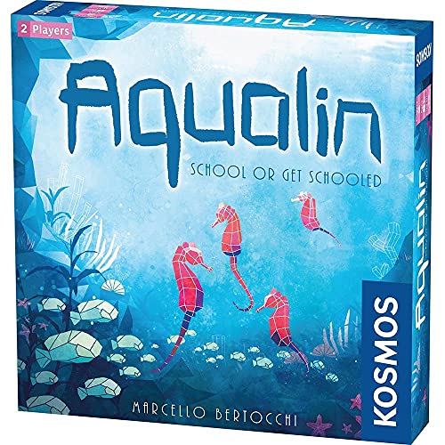 Load image into Gallery viewer, Thames &amp; Kosmos Aqualin | Beautiful 2 Player Strategy Board Game | Kosmos Games | Ages 8 and Up | Quality Plastic Tiles | Beautiful Artwork
