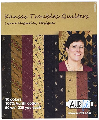 Load image into Gallery viewer, Aurifil Kansas Troubles Quilters Collection by Lynne Hagmeier, Assorted
