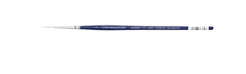 Load image into Gallery viewer, Grumbacher Academy Watercolor Liner Brush, White Nylon Bristles, Size 1 (777.1)
