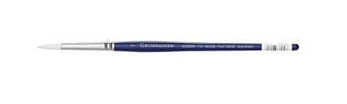 Load image into Gallery viewer, Grumbacher Academy Watercolor Round Brush, White Nylon Bristles, Size 7 (775.7)
