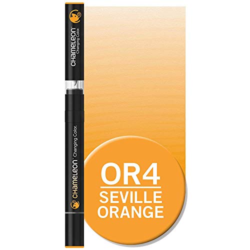 Load image into Gallery viewer, Chameleon Art Products, Chameleon Pen, Seville Orange OR4, One Pen Two Nibs
