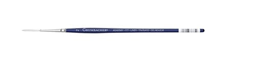 Load image into Gallery viewer, Grumbacher Academy Watercolor Liner Brush, White Nylon Bristles, Size 2 (777.2)
