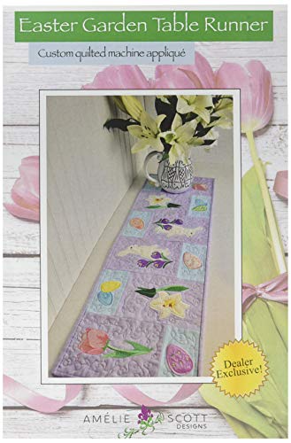 Load image into Gallery viewer, Amelie Scott Designs Easter Garden Table Runner Pattern
