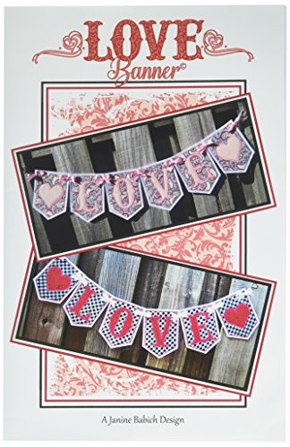 Janine Babich Designs Love Banner Pattern