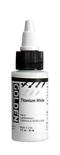 Load image into Gallery viewer, Golden High Flow Arcylic Paint, 1 Ounce, Titanium White
