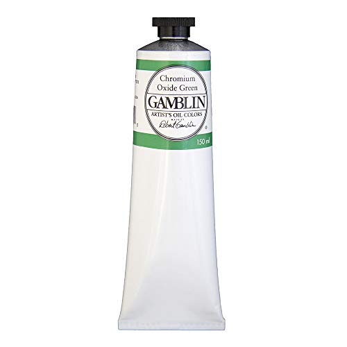 Load image into Gallery viewer, 5.07 Ounce Artists&#39; Grade Oil Color Color: Chromlum Oxide Green
