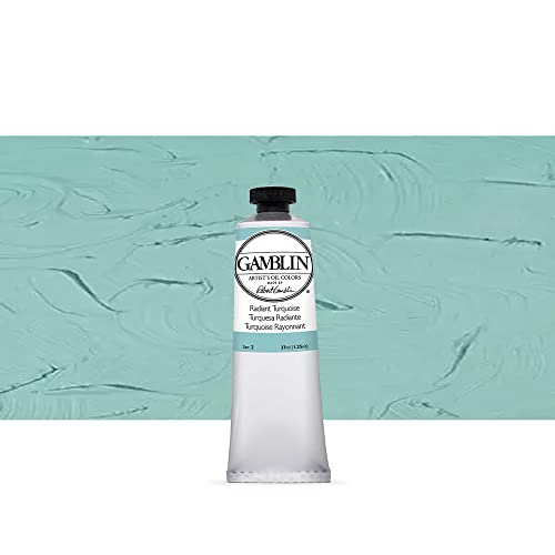 Load image into Gallery viewer, Gamblin Artist Oil 37Ml Radiant Turquoise
