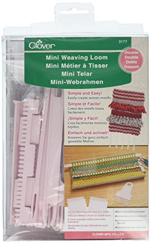 Load image into Gallery viewer, Clover Mini Weaving Loom/Double Needleart, 3 Piece
