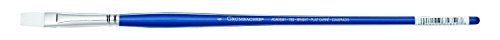 Grumbacher Academy Oil and Acrylic Bright Brush, White Nylon Bristles, Size 6 (780B.6)