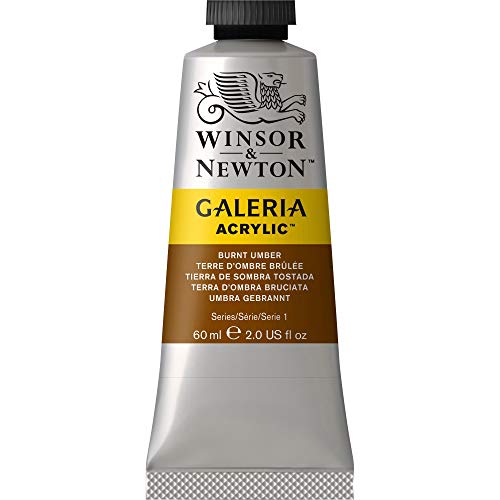 Load image into Gallery viewer, Winsor &amp; Newton Galeria Acrylic Paint, 60-ml Tube, Burnt Umber, 2 Fl Oz
