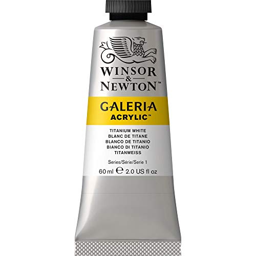 Load image into Gallery viewer, Winsor &amp; Newton Galeria Acrylic Paint, 60-ml Tube, Titanium White 2 Fl Oz
