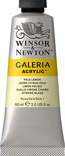 Load image into Gallery viewer, Winsor &amp; Newton GAC2120-434 Galeria Acrylic Color 60ml-Pale Lemon, 60-ml Tube, 2 Fl Oz
