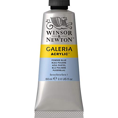 Load image into Gallery viewer, Winsor &amp; Newton 2120446 Galeria Acrylic Paint, 60-ml Tube, Powder Blue, 2 Fl Oz
