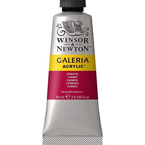 Load image into Gallery viewer, Winsor &amp; Newton Galeria Acrylic Paint, 60-ml Tube, Crimson, 2 Fl Oz
