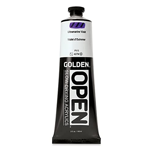 Load image into Gallery viewer, Golden Open Acrylic 5 oz Ultramarine Violet
