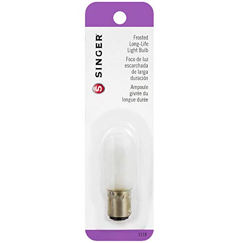 Load image into Gallery viewer, Singer Long Life Light Bulb 15 Watt-120 Volt-Push-In Base (2118)
