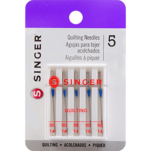 Load image into Gallery viewer, SINGER 04714 Size 90/14 Universal Machine Quilting Needles, 5-Count , White
