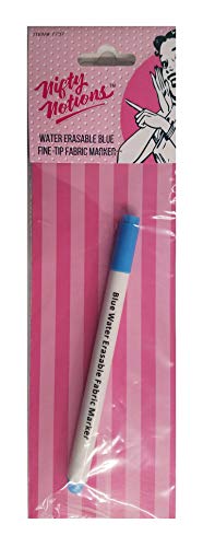 Load image into Gallery viewer, Nifty Notions Fine Tip Water Erasable Marker Blue
