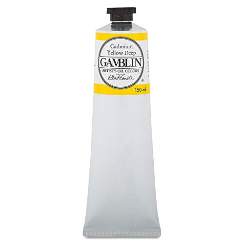 Load image into Gallery viewer, Gamblin Artist Oil Color - Cadmium Yellow Deep - 150 ml Tube
