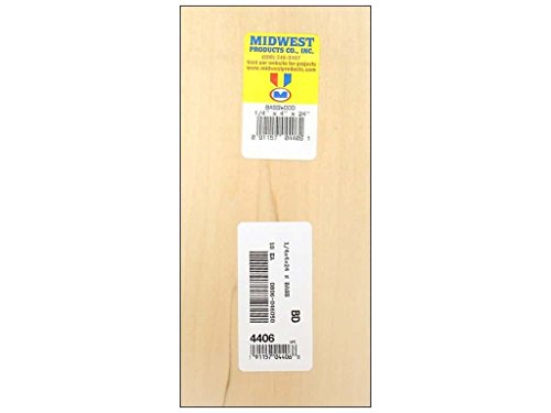 Load image into Gallery viewer, Midwest Basswood Sheet 1/4 x 4 x 24 in. (10 Pieces)
