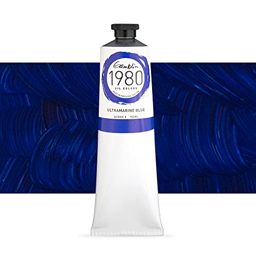 Load image into Gallery viewer, Gamblin 1980 Oil Ultramarine Blue 150Ml
