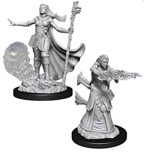 Load image into Gallery viewer, D&amp;D Nolzurs Marvelous Upainted Miniatures: Wave 11: Female Human Wizard
