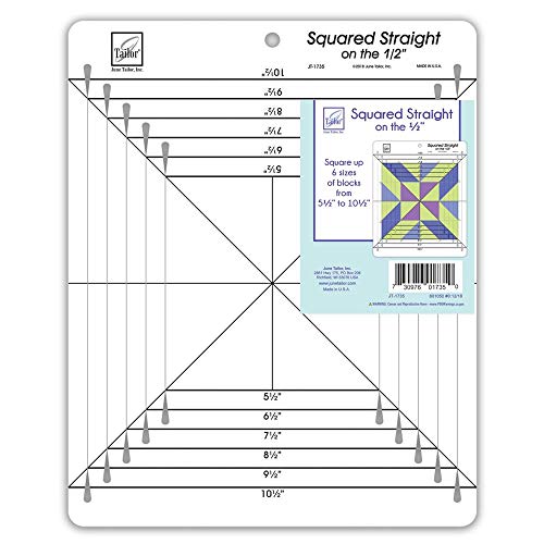 Load image into Gallery viewer, June Tailor Squared Straight on the 1/2 Ruler
