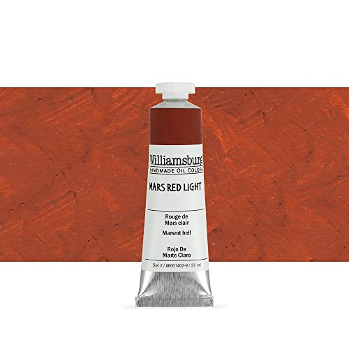 Load image into Gallery viewer, Williamsburg Handmade Oil Paint - Mars Red Light, 37 ml tube
