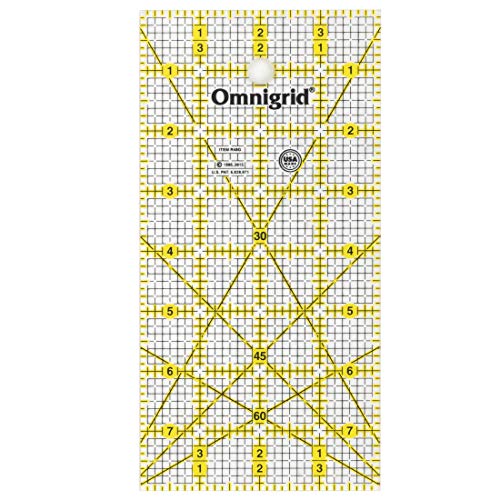 Load image into Gallery viewer, Omnigrid Grid Quilting Rulers, 4&quot; x 8&quot;, Clear
