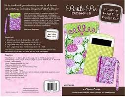 Load image into Gallery viewer, Pickle Pie Designs Clever Cases In The Hoop Machine Embroidery Design CD Pattern
