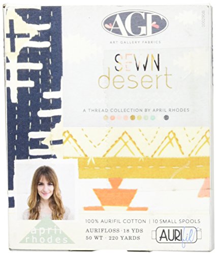 Load image into Gallery viewer, Aurifil Sewn Desert by April Rhodes Cotton 50wt 5 Small Spools Floss
