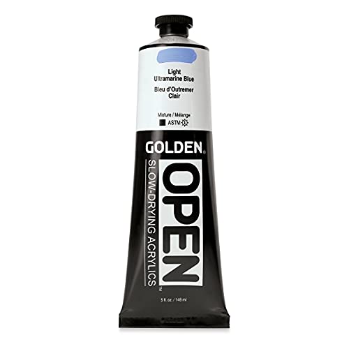 Golden Open Acrylic 5 oz Light Ultramarine Blue