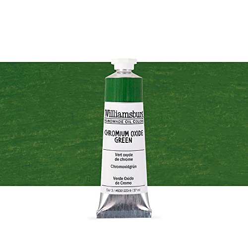 Load image into Gallery viewer, Williamsburg Oil 37ml Tube, Chromium Oxide Green (60012239)
