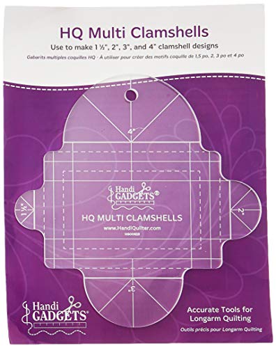 HQ Multi Clamshell Template quilt tools