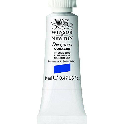 Load image into Gallery viewer, Winsor &amp; Newton Designers Gouache Tube, 14ml, Intense Blue
