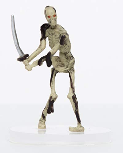 Load image into Gallery viewer, Characters of Adventure - Skeleton Swordsman - Plastic Miniature for D&amp;D or Pathfinder
