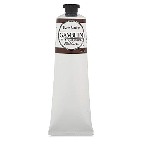 5.07 oz. Artists' Grade Oil Color: Burnt Umber