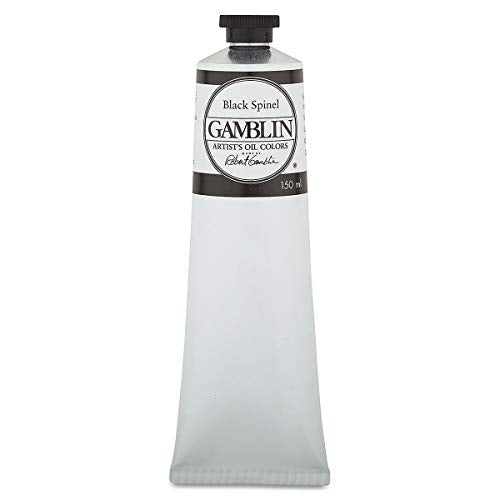 Load image into Gallery viewer, Gamblin Artist Oil Color - Black Spinel - 150 ml Tube
