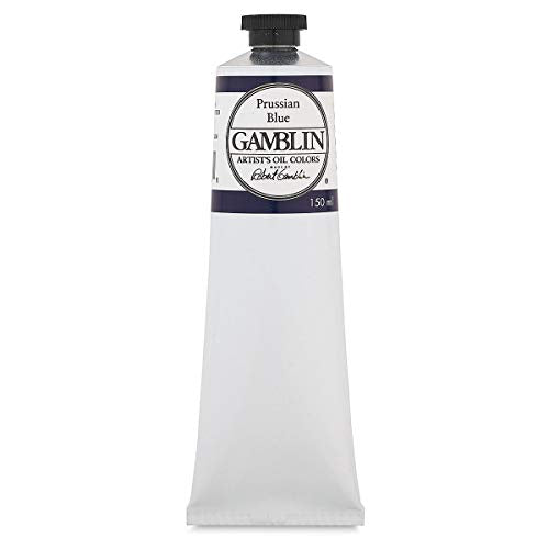 Gamblin Artist Oil Color - Prussian Blue - 150 ml Tube