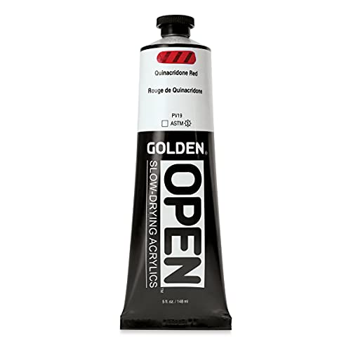 Load image into Gallery viewer, Golden Open Acrylic 5 oz Quinacridone Red
