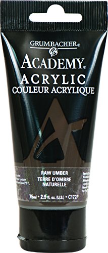 Load image into Gallery viewer, Grumbacher Academy Acrylic Paint, 75ml/2.5 Ounce Plastic Tube, Raw Umber (C172P)
