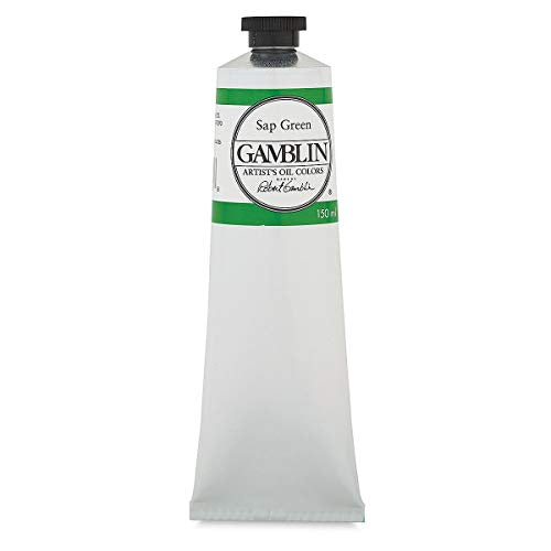 Load image into Gallery viewer, Gamblin Artist Oil Color - Sap Green - 150 ml Tube
