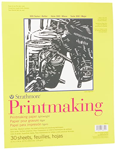 Strathmore 333-11 300 Series Printmaking, Lightweight, 11