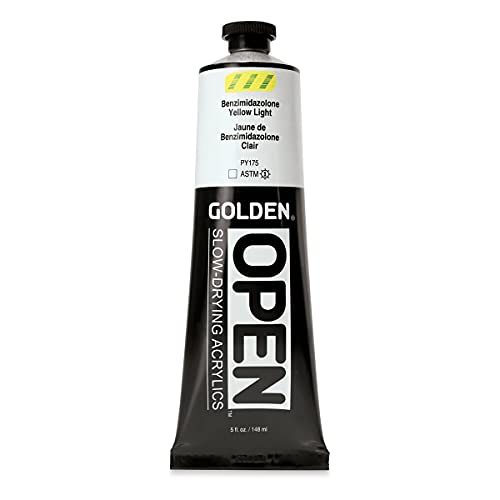 Golden Open Acrylic 5 oz Benzimidazolone Yellow Light